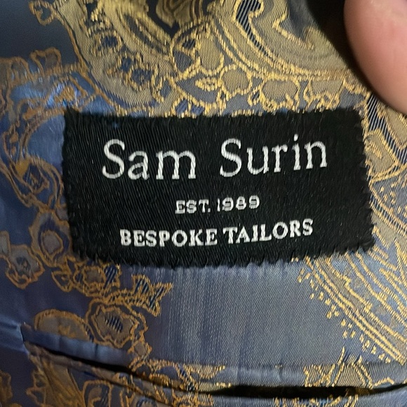 Sam Surin suit jacket tailor made size 46 custom - Picture 10 of 14